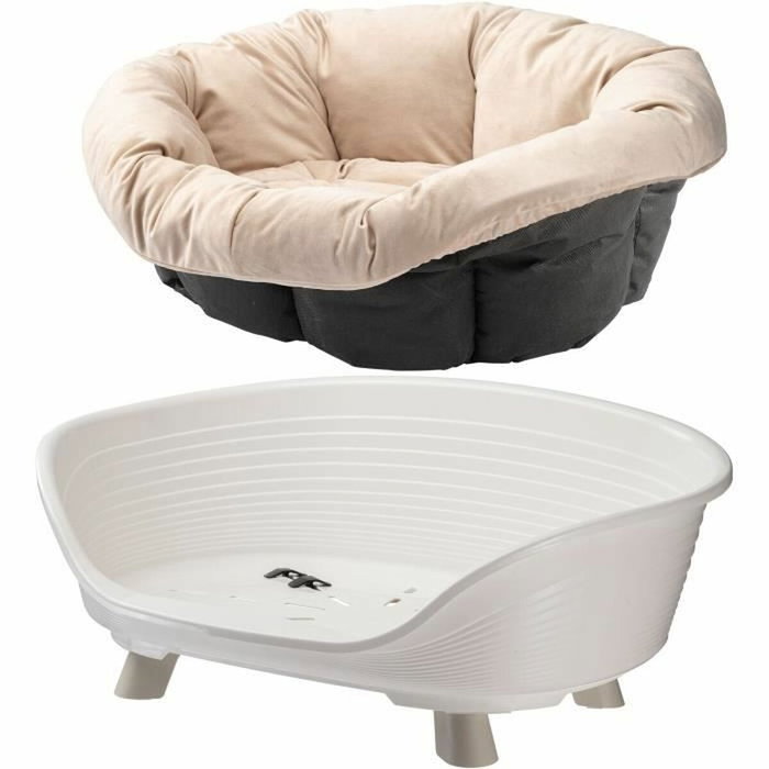 Ferplast Panier corbeille blanc avec coussin - Taille L