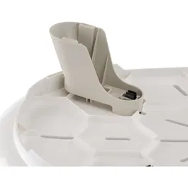 Ferplast Corbeille pour Chat et Chien Blanche avec Coussin et Appui-tête, Taille L 73 x 55 x 27 cm, Aération, Pieds Anti-dérapants pour Intérieur