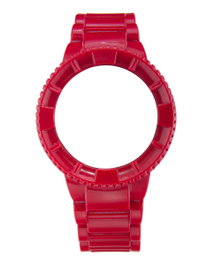 Watxandco COWA1023 montre pour femme rouge 43mm