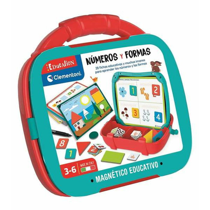 Jouet Educatif Clementoni Porte documents Numéros Formes 27,5 x 23 x 5 cm Jouet Educatif Clementoni Porte documents Numéros Formes 27,5 x 23 x 5 cm