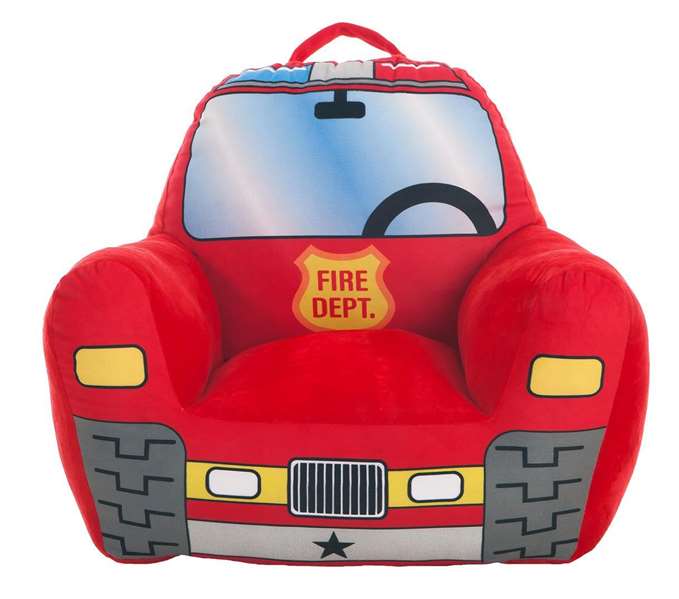 Creaciones Llopis - Sillon Bombero pour enfants - Fauteuil rouge 52x48x51 cm - Polyester - Langues: espagnol, portugais, français, italien, anglais Creaciones Llopis - Sillon Bombero pour enfants - Fauteuil rouge 52x48x51 cm - Polyester - Langues: espagnol, portugais, français, italien, anglais