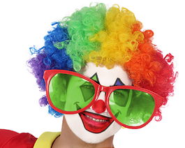 Gafas De Sol Gigantes Rouges XXL pour Déguisement Humoristique - Accessoire Fête, Carnaval et Costume