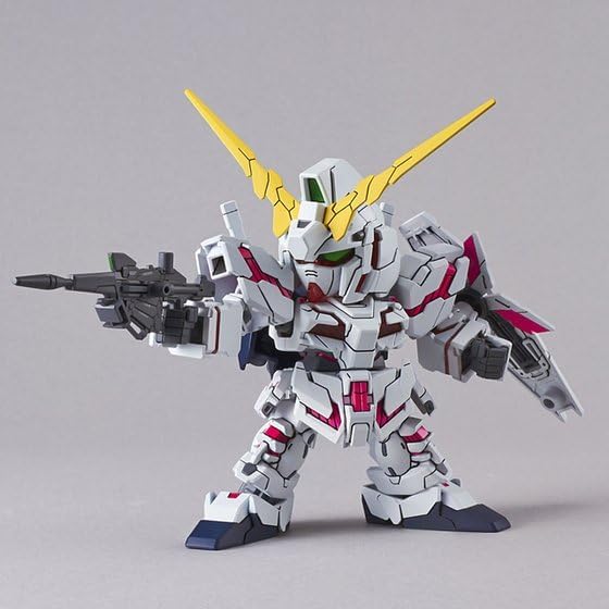 Bandai SD EX-005 Maquette SD Gundam EX-Standard 005 Unicorn Mode Destroy, Kit Modèle Gunpla, Snap Fit, 20.5 cm