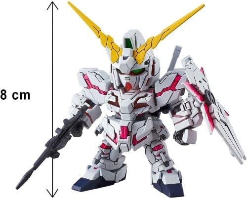 Bandai SD EX-005 Maquette SD Gundam EX-Standard 005 Unicorn Mode Destroy, Kit Modèle Gunpla, Snap Fit, 20.5 cm