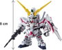 Bandai SD EX-005 Maquette SD Gundam EX-Standard 005 Unicorn Mode Destroy, Kit Modèle Gunpla, Snap Fit, 20.5 cm