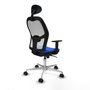 Piqueras y Crespo Chaise de Bureau Jorquera 1D086N1 Bleu