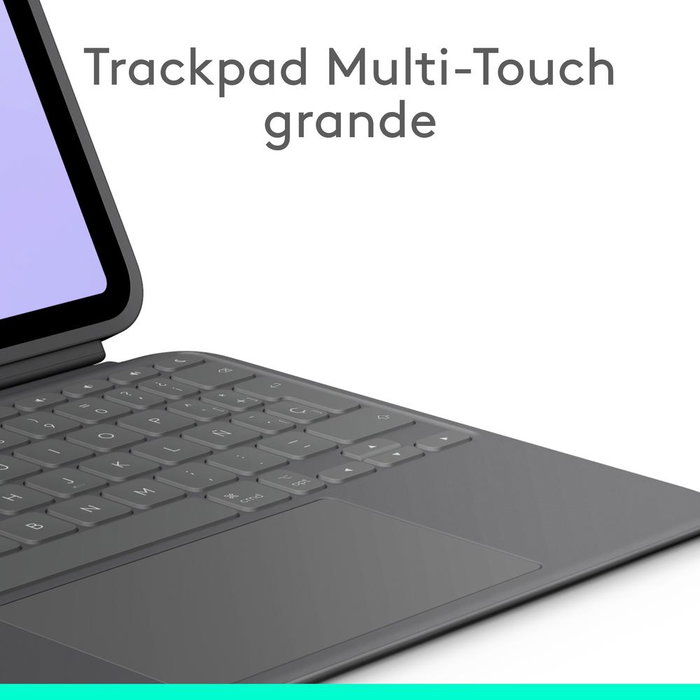 Logitech Combo Touch Coque Clavier avec Trackpad pour Apple iPad Pro 11 pouces (M4), QWERTY Espagnol, Grafit Logitech Combo Touch Coque Clavier avec Trackpad pour Apple iPad Pro 11 pouces (M4), QWERTY Espagnol, Grafit