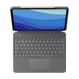 Logitech Combo Touch Coque Clavier avec Trackpad pour Apple iPad Pro 11 pouces (M4), QWERTY Espagnol, Grafit