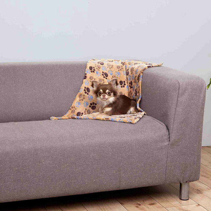 Couverture pour animaux de compagnie Trixie Laslo Beige 75 × 50 cm