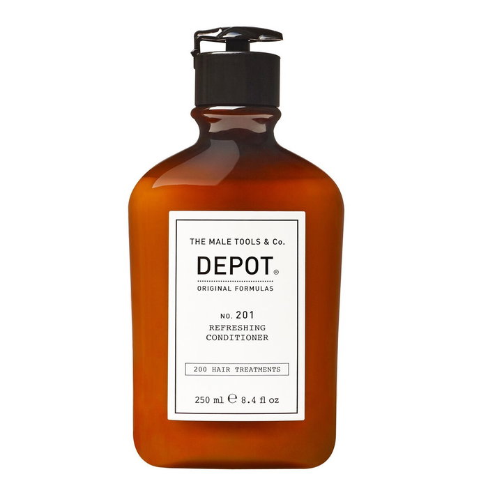 Depot 200 Hair Treatments No. 201 Après-shampooing Complexe Botanique Revitalisant pour Homme 250 ml Depot 200 Hair Treatments No. 201 Après-shampooing Complexe Botanique Revitalisant pour Homme 250 ml