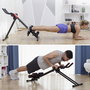 Pack machine abdominaux pliable et set bandes de résistance avec accessoires et guide InnovaGoods