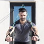Pack machine abdominaux pliable et set bandes de résistance avec accessoires et guide InnovaGoods