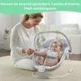 Ingenuity Transat bébé Morrison avec arche d'éveil et jouets amovibles, 8 mélodies et vibrations apaisantes