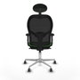 Piqueras y Crespo Chaise de Bureau avec Appui-tête Jorquera 2D086G1 Vert