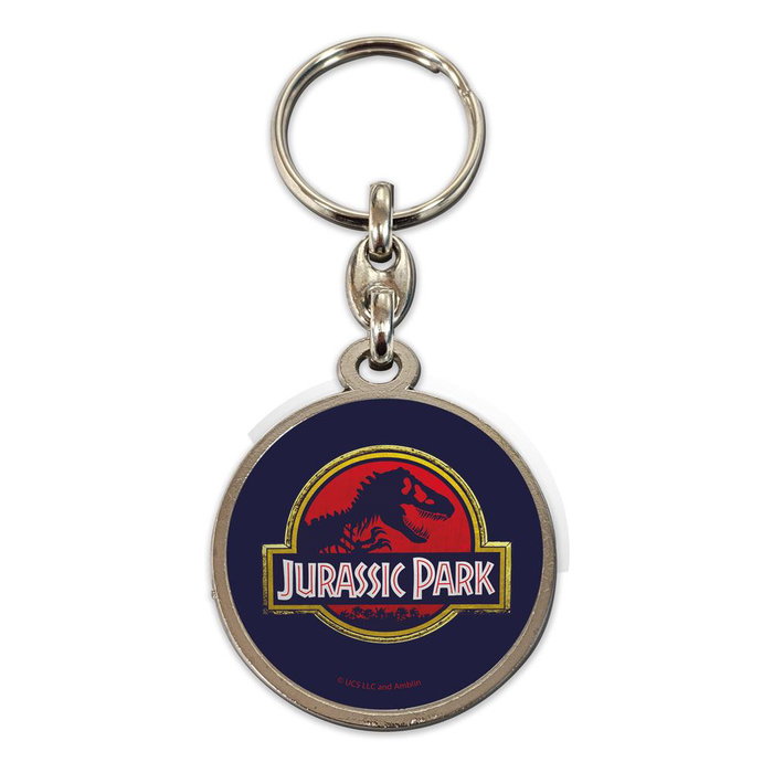 SD Toys Porte-clés rond logo Jurassic Park en métal SD Toys Porte-clés rond logo Jurassic Park en métal