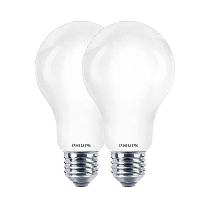 Philips Ampoule LED Standard E27 10,5 W Blanc Chaud (Lot de 2) Philips Ampoule LED Standard E27 10,5 W Blanc Chaud (Lot de 2)