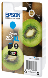Epson Cartouche d'Encre 202XL Cyan XL - C13T02H24010