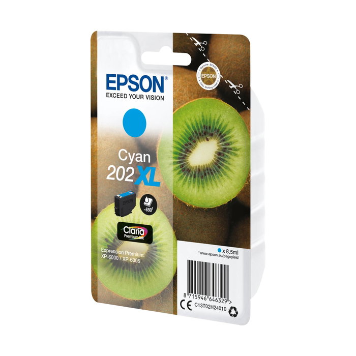Epson Cartouche d'encre Claria Premium 202 XL Cyan