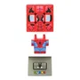Spin Master Rubik's 3x3 Spiderman Casse-tête pour Enfants dès 8 Ans avec Socle Super Héros
