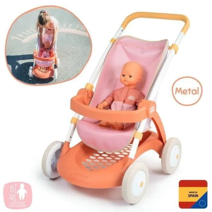 Smoby Baby Nurse Poussette pour Enfants à partir de 18 mois SMO3032162540244