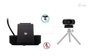 i-tec Solomon 300 Webcam 4K Ultra HD 8.29MP 92° Angle de Vision Large USB Plug & Play pour Streaming et Vidéoconférence Noir