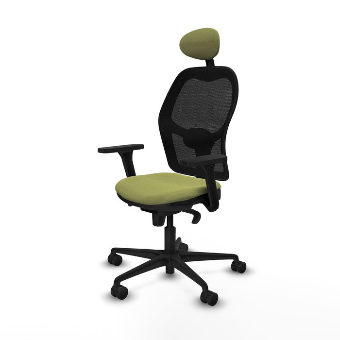 Piqueras y Crespo Chaise de Bureau avec Appui-tête Jorquera 3D036N1 Vert