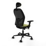 Piqueras y Crespo Chaise de Bureau avec Appui-tête Jorquera 3D036N1 Vert
