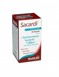 HEALTH AID SACARDI Saccharomyces boulardii 30 capsules