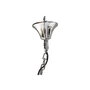 Suspension Home ESPRIT Marron Argenté Verre Acier 25 W 80 x 80 x 80 cm