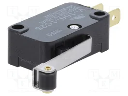 Aratas (Formerly Omron Components) Microcommutateur SNAP ACTION SPDT 15A/250VAC avec levier
