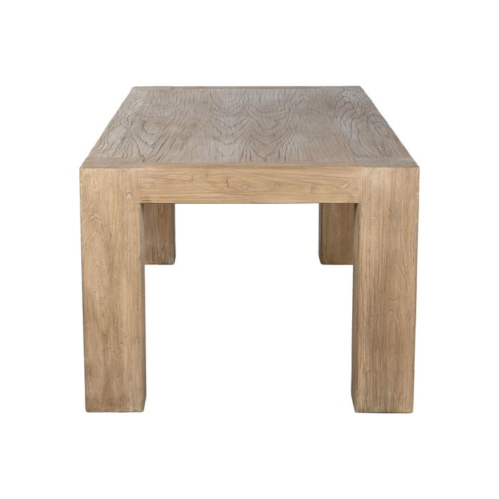 Table de Salle à Manger Home ESPRIT Naturel Bois 220 x 100 x 76 cm