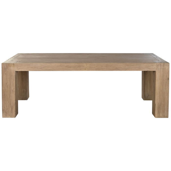 Table de Salle à Manger Home ESPRIT Naturel Bois 220 x 100 x 76 cm