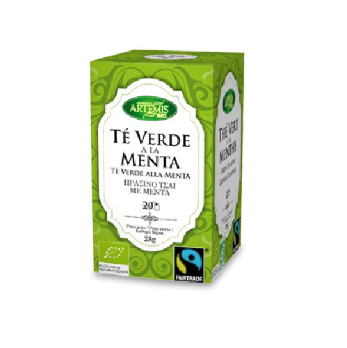 ARTEMIS BIO Thé Vert avec Menthe, 20 Filtres ARTEMIS BIO Thé Vert avec Menthe, 20 Filtres