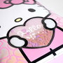 Cerdá Sac à dos enfant Hello Kitty avec applique 21 x 27 x 90 cm - Rose