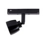 Luminaria LED Mini 7W 700Lm CRI90 4200K Noir pour Rail Magnétique