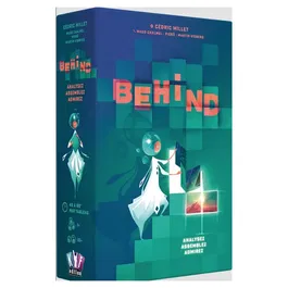 Asmodee Behind - Casse-tête coopératif en français avec 3 tableaux (Le Vol, Le Professeur, Imhotep) - Jeu de puzzle et de logique pour adultes