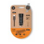 Tech One Tech Cargador mechero coche 2 x usb-a, 12 w, negro + cable usb-c de 1 m
