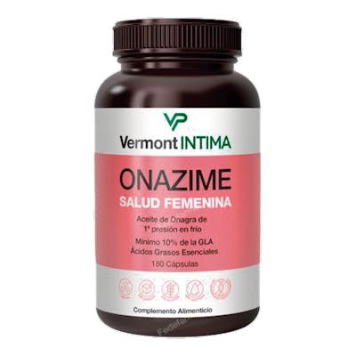 VERMONT INTIMA Onazime Complément Alimentaire Huile d'Onagre 500mg - 180 Perles VERMONT INTIMA Onazime Complément Alimentaire Huile d'Onagre 500mg - 180 Perles