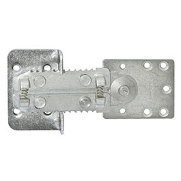 Q&Q Plaque de fixation automatique en acier zincé