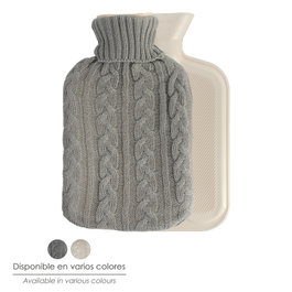 ORYX Bouillotte 2 Litres avec Housse en Tricot Couleurs Assorties