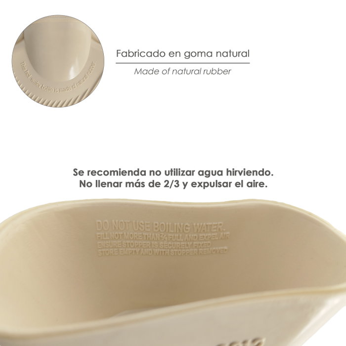 ORYX Bouillotte 2 Litres avec Housse en Tricot Couleurs Assorties