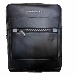 Piquadro Obidos Petit Sac bandoulière en cuir Noir