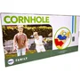 BEX Cornhole Family - Jeu d'extérieur en bois FSC (60x30 cm) avec sacs de lancer - Jeu de société pour 2 joueurs minimum dès 8 ans