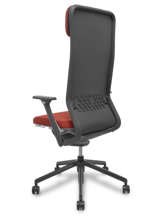 Chaise de Bureau avec Appui-tête Nowy Styl 6ST62LC Rouge