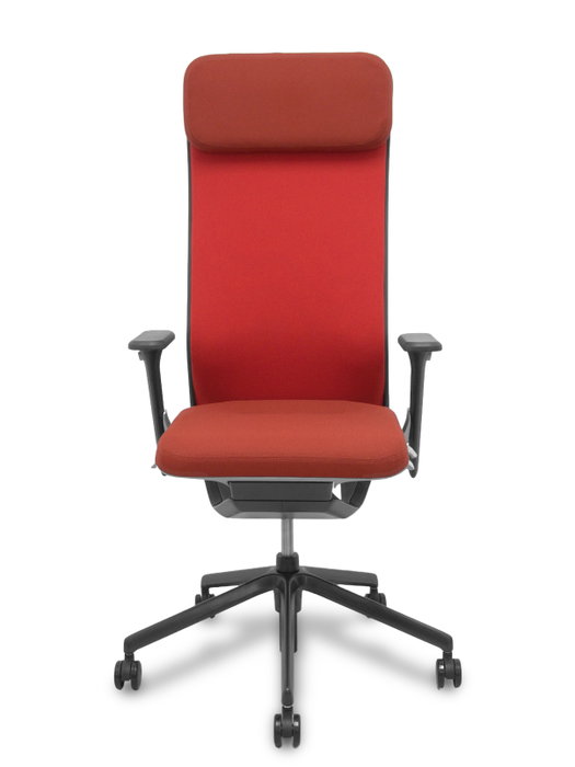 Chaise de Bureau avec Appui-tête Nowy Styl 6ST62LC Rouge