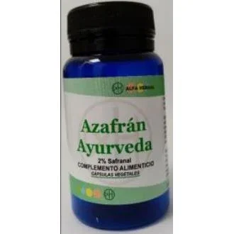 ALFA HERBAL Azafran Ayurveda 50 Gélules Vegan - Complément Alimentaire Safran pour le Système Nerveux et Sommeil ALFA HERBAL Azafran Ayurveda 50 Gélules Vegan - Complément Alimentaire Safran pour le Système Nerveux et Sommeil
