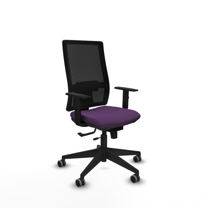 Piqueras y Crespo Chaise de Bureau Horna, Violet et Noir Piqueras y Crespo Chaise de Bureau Horna, Violet et Noir
