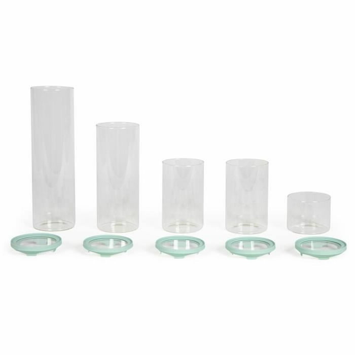 Livoo Set de 5 bocaux de conservation MEN399 - 450 ml