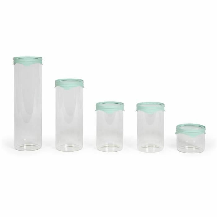 Livoo Set de 5 bocaux de conservation MEN399 - 450 ml
