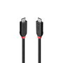 Câble USB-C vers USB-C LINDY Noir 1 m